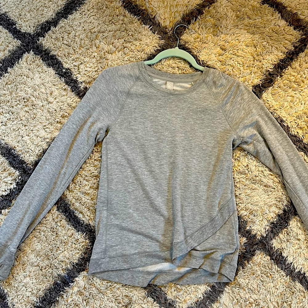 Athleta Girl Long Sleeve Grey Shirt